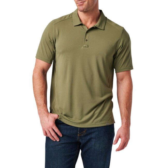 Paramount Crest Polo Black Tank Green